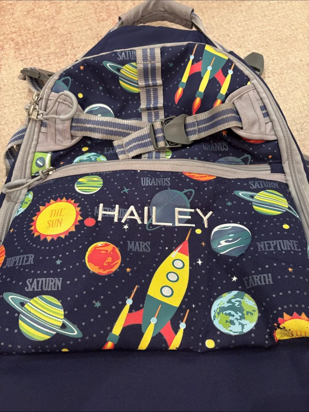 Pottery Barn Kids navy solar